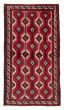 Bordered  Tribal Red Area rug 3x5 Afghan Hand-knotted 384716