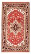 Bordered  Traditional Brown Area rug 3x5 Indian Hand-knotted 386943