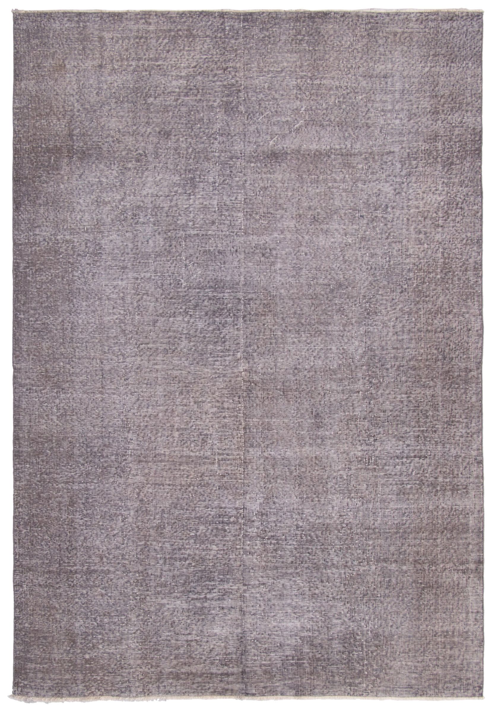 Turkish Color Transition 6'7 x 9'7 Hand-knotted Wool Grey Rug
