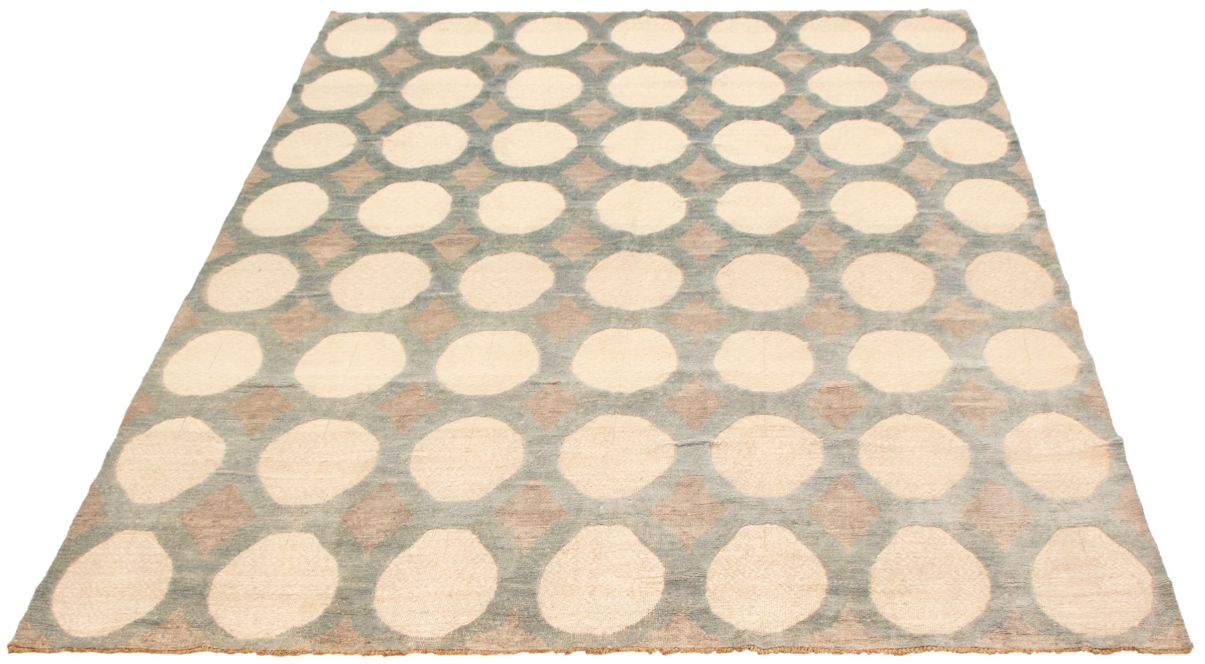 Bedroom Hand-Knotted Wool Rug Finest Peshawar Ziegler Casual Brown Rug 8'0 x 10'0 eCarpet Gallery Large Area Rug for Living Room 362359 