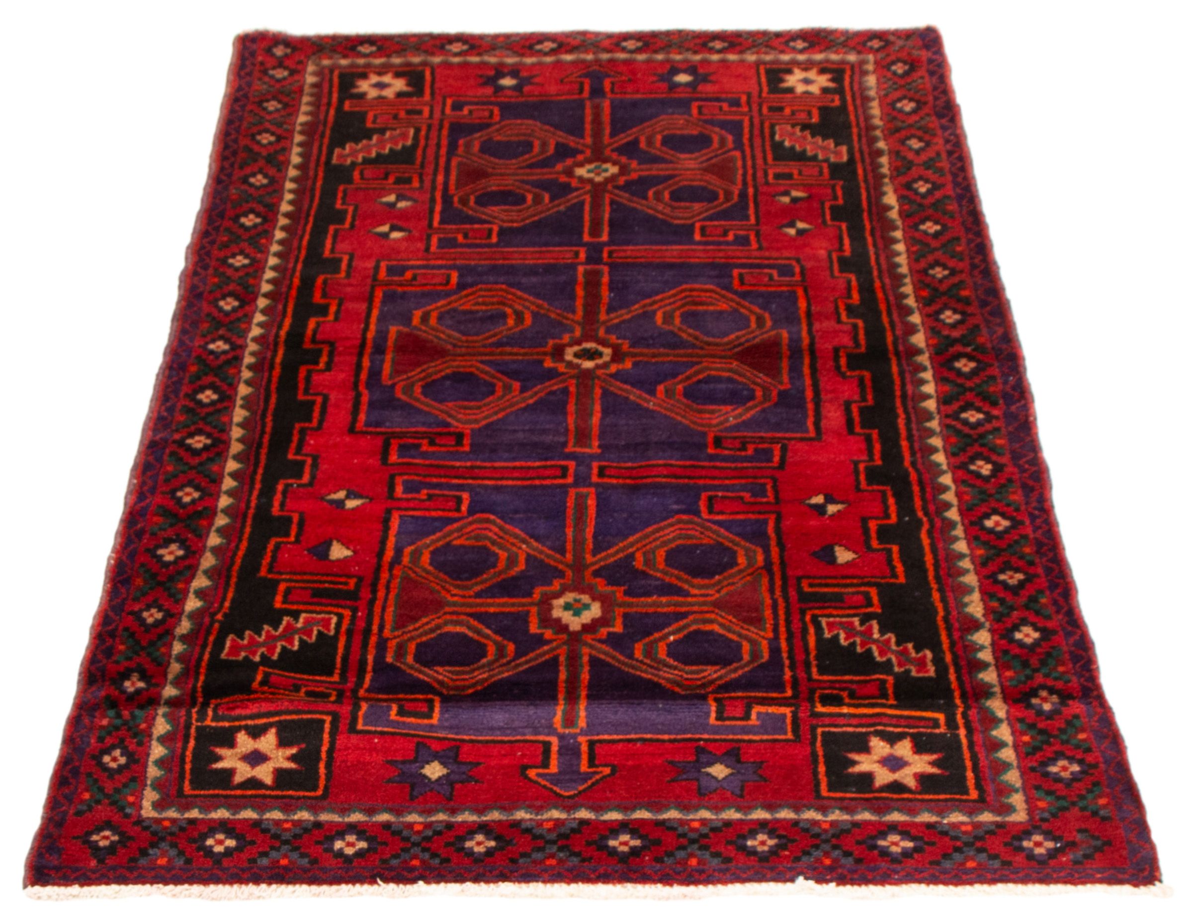 Wool Grey Rug 4' X 6' Persian Hand Knotted Kazak Oriental Room Size One of A Kind Carpet