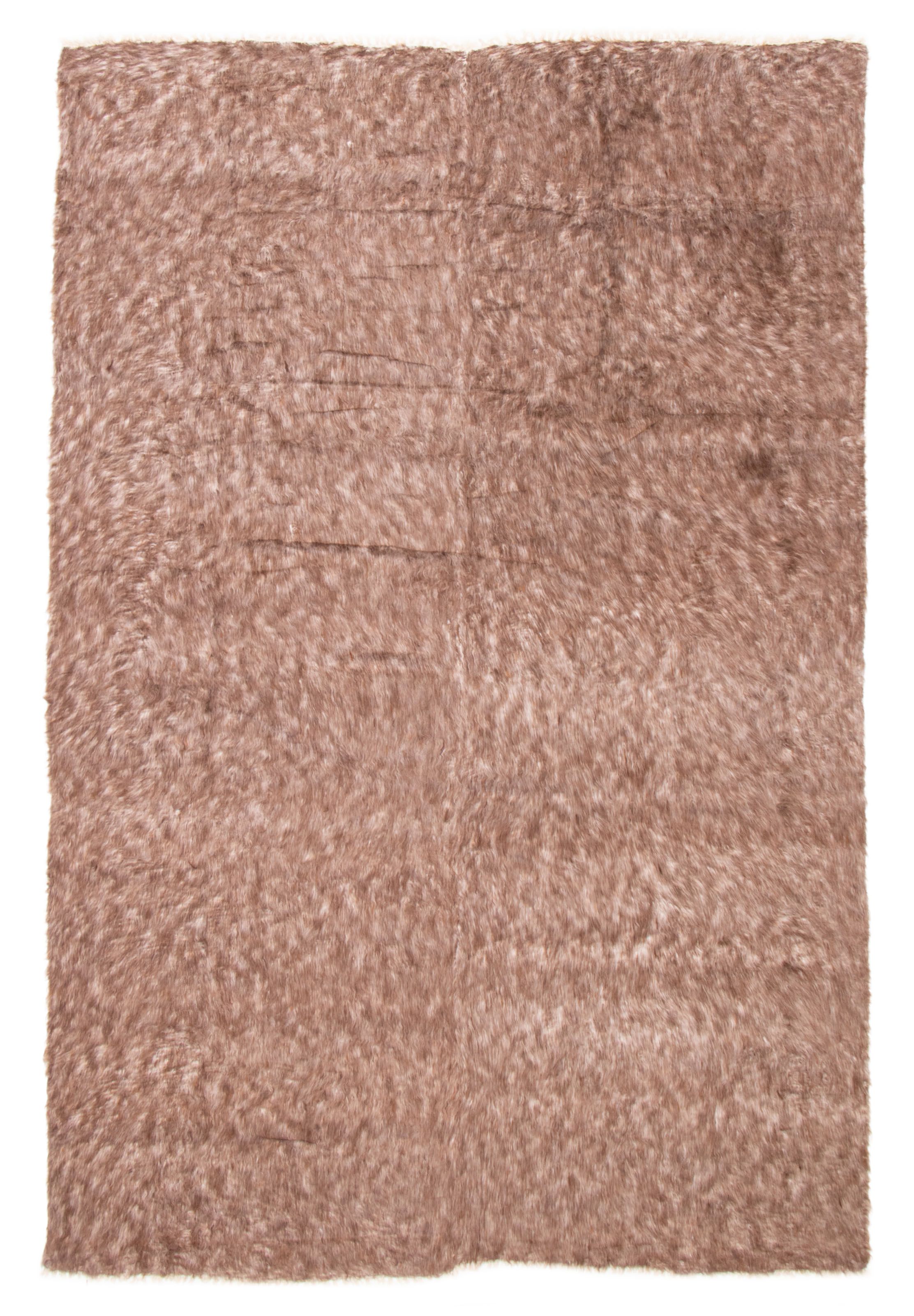 Turkish Eden Flokati 7'9 x 11'0 Flat-Weave Wool Kilim