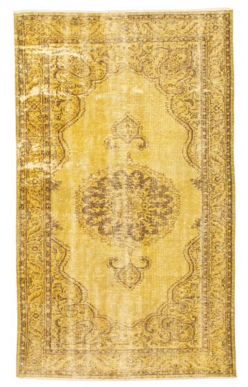 Bordered  Transitional  Area rug 5x8 Turkish Hand-knotted 326594