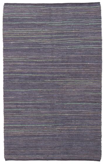 Bohemian  Tribal Grey Area rug 5x8 Indian Flat-Weave 376047