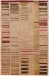 Casual Ivory Area rug 5x8 Nepal Hand-knotted 164072