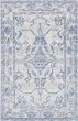 Transitional Grey Area rug 6x9 Indian Hand-knotted 224522