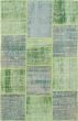 Transitional Green Area rug 3x5 Turkish Hand-knotted 231702