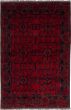 Traditional  Tribal Red Area rug 3x5 Afghan Hand-knotted 234521