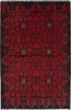 Traditional  Tribal Red Area rug 3x5 Afghan Hand-knotted 236253