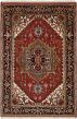 Floral  Traditional Red Area rug 3x5 Indian Hand-knotted 240428