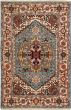 Traditional Blue Area rug 3x5 Indian Hand-knotted 241222