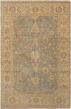 Bordered  Traditional Grey Area rug 6x9 Indian Hand-knotted 272083