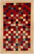 Casual  Transitional Red Area rug 3x5 Afghan Hand-knotted 272841
