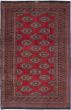 Bordered  Traditional Red Area rug 3x5 Pakistani Hand-knotted 273738