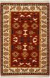Bordered  Traditional Brown Area rug 3x5 Turkish Hand-knotted 293795