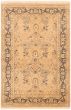 Bordered  Traditional Blue Area rug 4x6 Pakistani Hand-knotted 301807