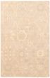 Casual  Transitional Ivory Area rug 5x8 Indian Hand-knotted 307661