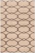 Moroccan  Transitional Yellow Area rug 5x8 Indian Hand-knotted 307835