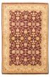 Bordered  Traditional Red Area rug 3x5 Afghan Hand-knotted 318181