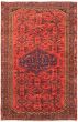 Bordered  Traditional Brown Area rug 4x6 Turkish Hand-knotted 320198