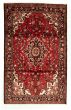 Bordered  Tribal Red Area rug 5x8 Persian Hand-knotted 323308