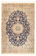 Bordered  Traditional Blue Area rug 3x5 Persian Hand-knotted 323904