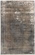 Bordered  Transitional Grey Area rug 5x8 Turkish Hand-knotted 328512