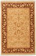 Bordered  Traditional Ivory Runner rug 6-ft-runner Pakistani Hand-knotted 335926