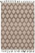 Braided  Transitional Grey Area rug 4x6 Indian Braid weave 340264