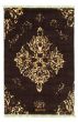 Casual  Transitional Brown Area rug 3x5 Indian Hand-knotted 340439