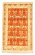 Bordered  Traditional Brown Area rug 3x5 Pakistani Hand-knotted 341384