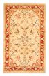 Bordered  Traditional Ivory Area rug 3x5 Pakistani Hand-knotted 341391