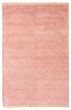 Casual  Transitional Pink Area rug 5x8 Indian Hand-knotted 349215