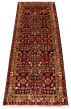 Persian Hosseinabad 3'7" x 9'11" Hand-knotted Wool Rug 