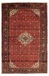 Bordered  Traditional Red Area rug 6x9 Persian Hand-knotted 353027