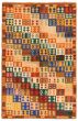 Bohemian  Tribal Orange Area rug 3x5 Afghan Hand-knotted 354364