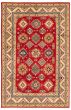Bordered  Traditional Red Area rug 6x9 Afghan Hand-knotted 361349