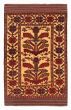 Bordered  Tribal Brown Area rug 3x5 Afghan Hand-knotted 365425