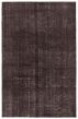 Overdyed  Transitional Black Area rug 5x8 Turkish Hand-knotted 366807