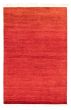 Solid Red Area rug 3x5 Pakistani Hand-knotted 368447