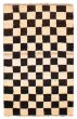 Gabbeh  Tribal Black Area rug 3x5 Indian Hand-knotted 368953
