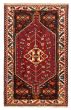 Bordered  Traditional Red Area rug 3x5 Turkish Hand-knotted 369156