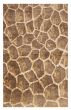 Modern  Transitional Ivory Area rug 3x5 Nepal Hand-knotted 375127