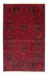 Bordered  Traditional Red Area rug 3x5 Afghan Hand-knotted 376900
