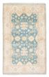 Bordered  Traditional Green Area rug 3x5 Indian Hand-knotted 377896