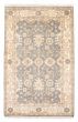 Bordered  Traditional Grey Area rug 3x5 Indian Hand-knotted 377920