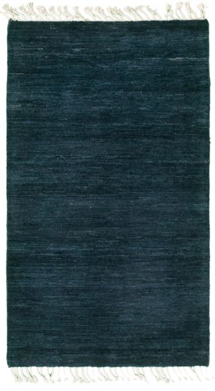 Gabbeh  Tribal Blue Area rug 3x5 Pakistani Hand-knotted 339780