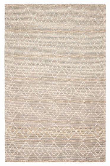 Braided  Transitional Brown Area rug 5x8 Indian Braid weave 394135