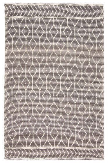 Braided  Transitional Grey Area rug 5x8 Indian Braid weave 394155