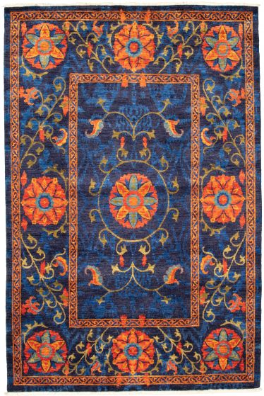 Blue rug large